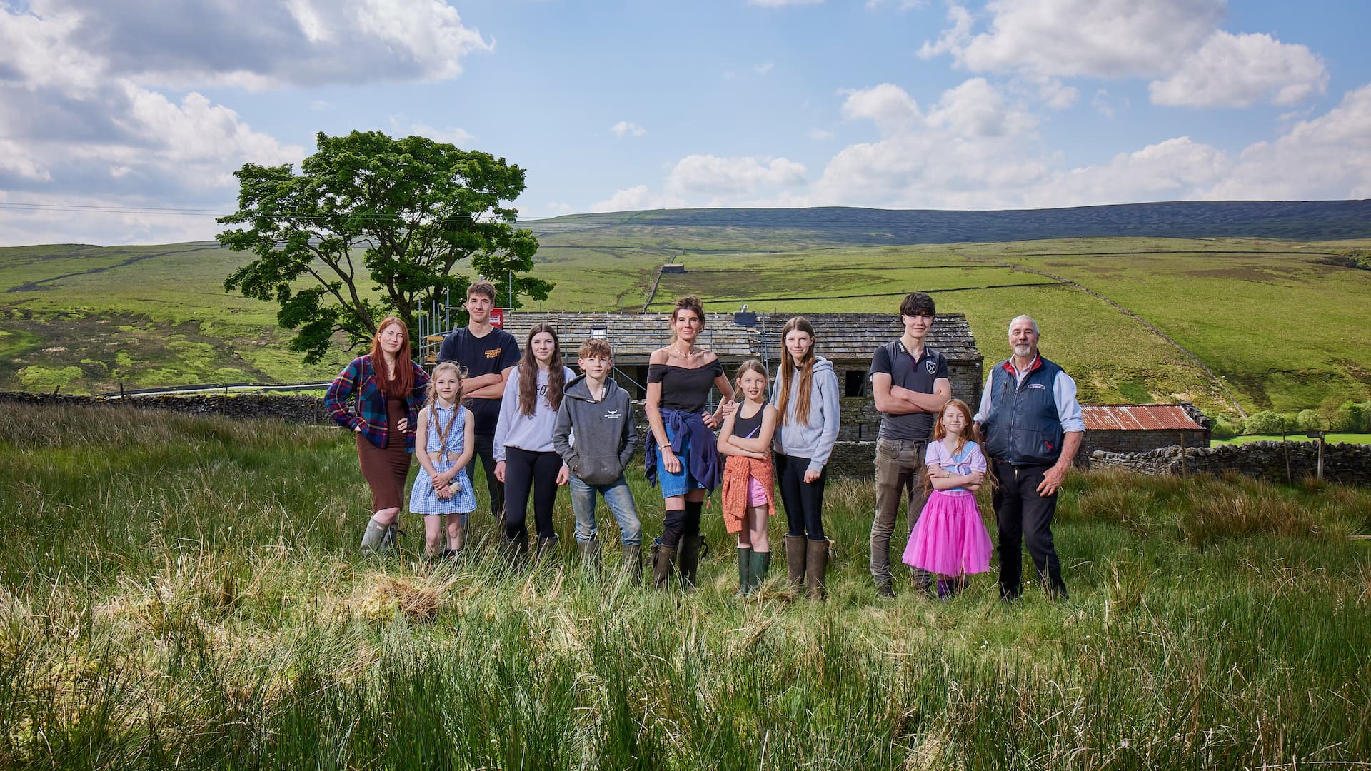 Our Farm Next Door: Amanda, Clive and Kids